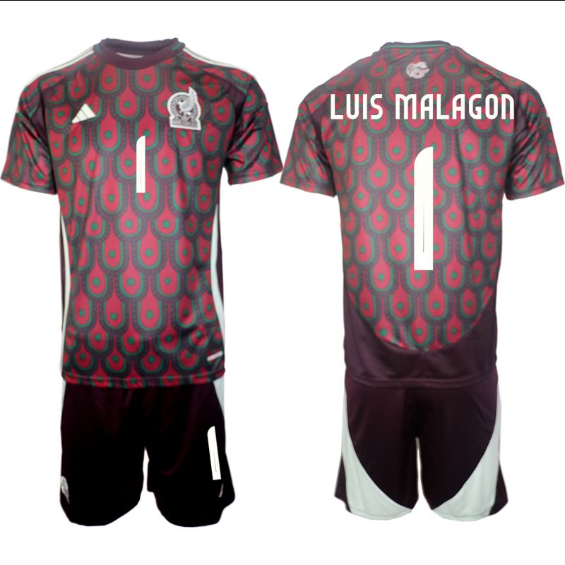 Men 2024-2025 Season Mexico home red 1 Soccer Jersey